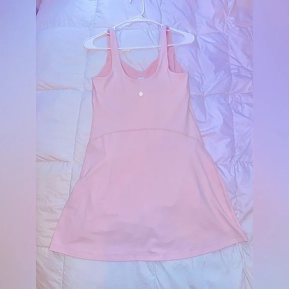 Worn Once! 🍓 Lululemon Align Dress- Strawberry Milkshake- Size 8 - Picture 5 of 9